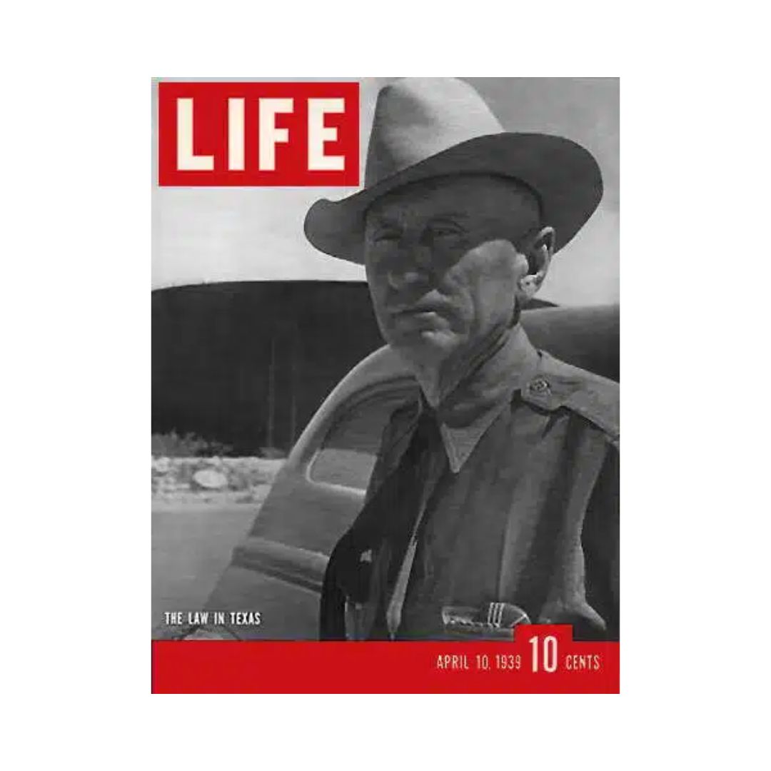 VTG Life Magazine April 10, 1939 Texas Ranger