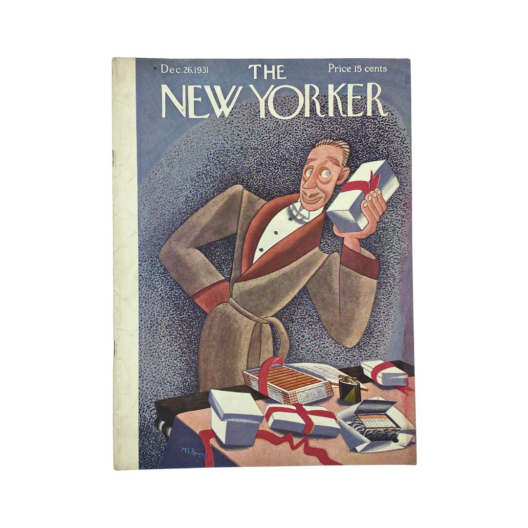 The New Yorker Complete Magazine December 26, 1931 Madeline S. Pereny Cover VG