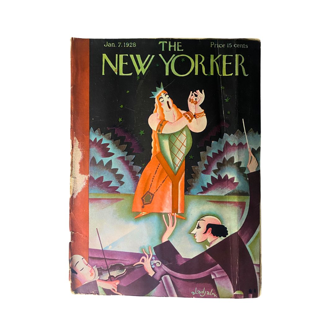 The New Yorker Complete Magazine January 7, 1928 Constantin Alajalov Cover