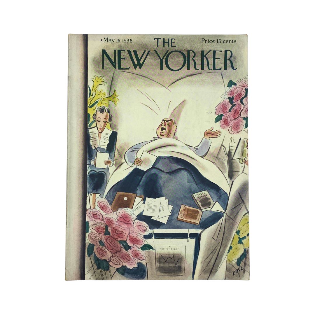 The New Yorker Complete Magazine May 16, 1936 Leonard Dove Cover VG