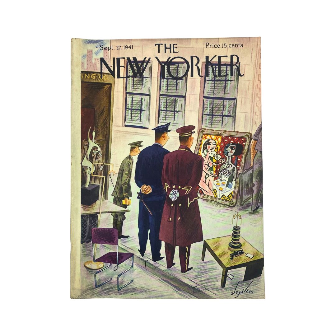 The New Yorker Complete Magazine September 27, 1941 Constantin Alajalov Cover VG