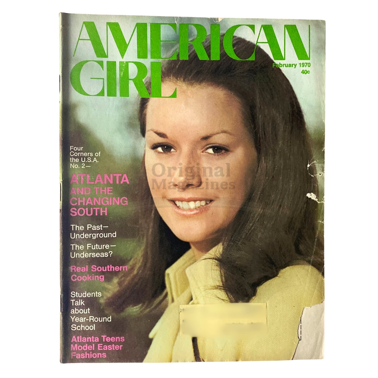 American Girl Magazine February 1970 Atlanta and The Changing South VG