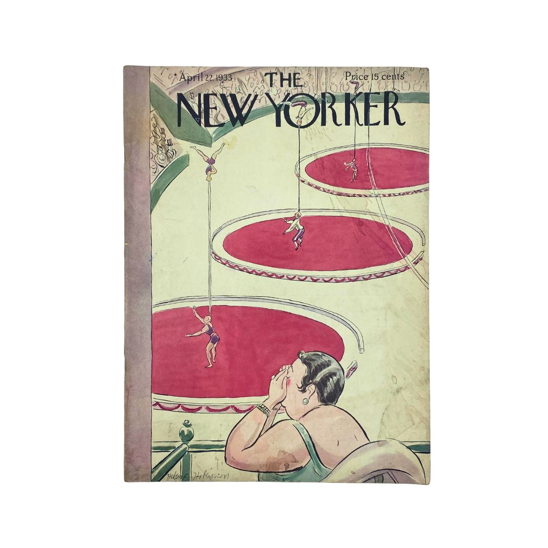 The New Yorker Complete Magazine April 22, 1933 Helen E. Hokinson Cover