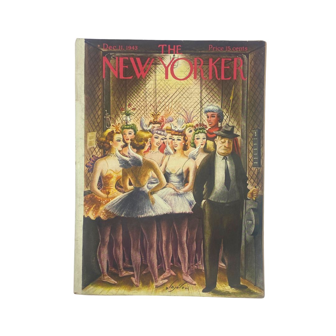 The New Yorker Complete Magazine December 11, 1943 Constantin Alajalov Cover