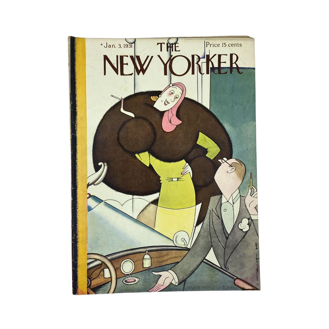 The New Yorker Complete Magazine January 3, 1931 Rea Irvin Cover