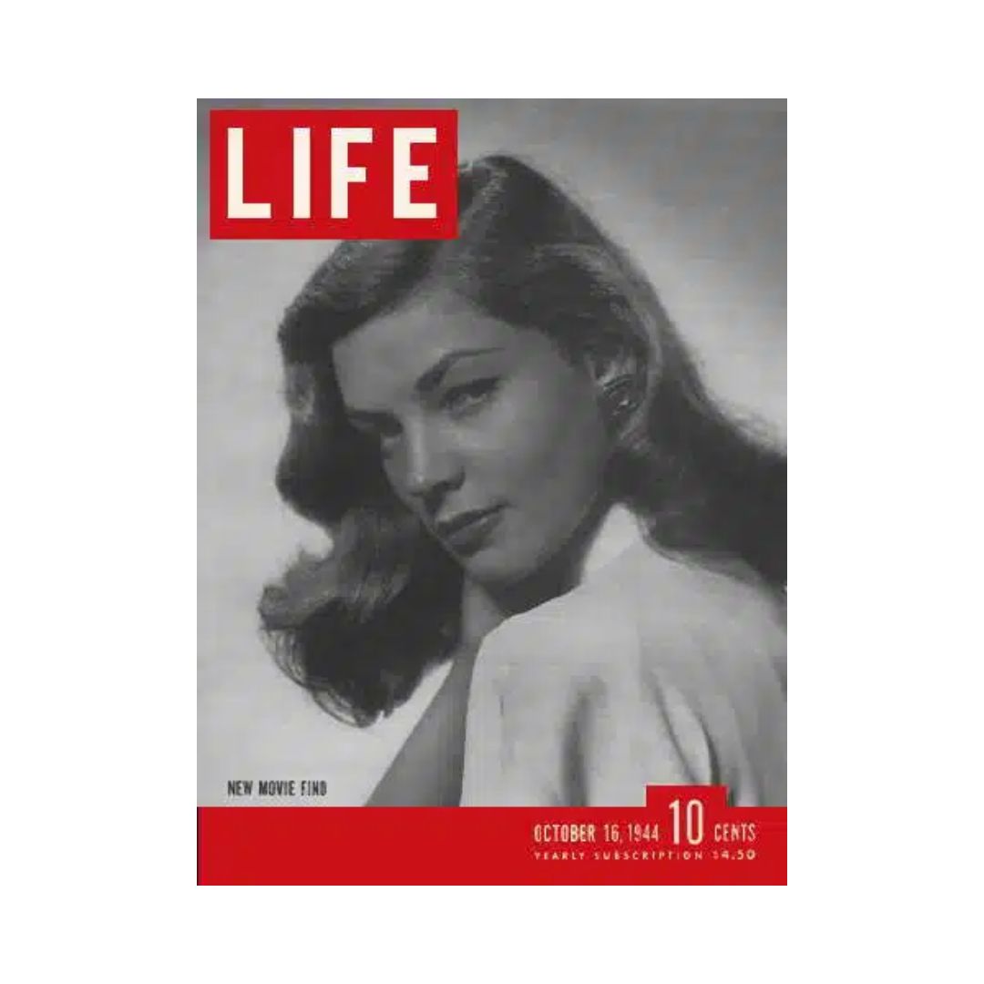 VTG Life Magazine October 16, 1944 – Lauren Bacall / 8th Air Force