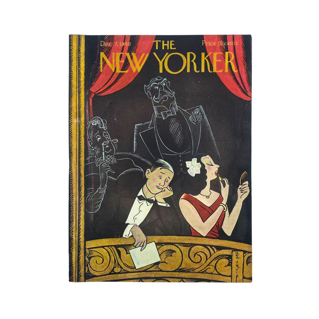 The New Yorker Complete Magazine December 7, 1940 Rea Irvin Cover VG