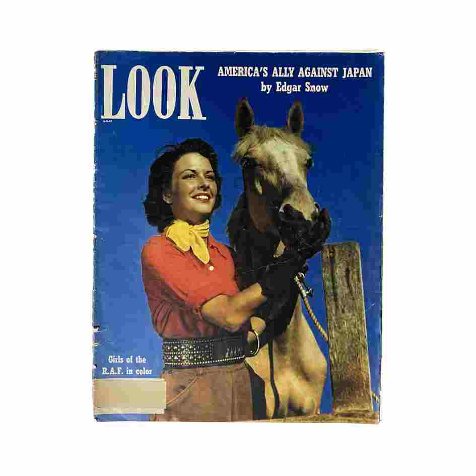 VTG Look Magazine June 30, 1941 Girls of the R.A.F. in Color