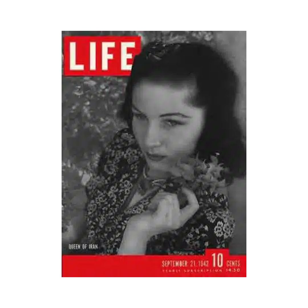 VTG Life Magazine September 21, 1942 Princess Fawzia of Egypt, Queen of Iran