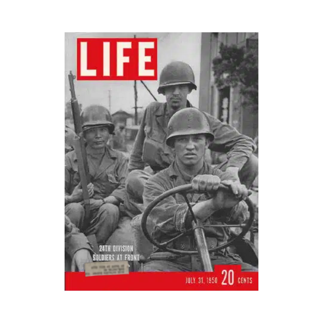 VTG Life Magazine July 31, 1950 US Army Infantry 24th Division