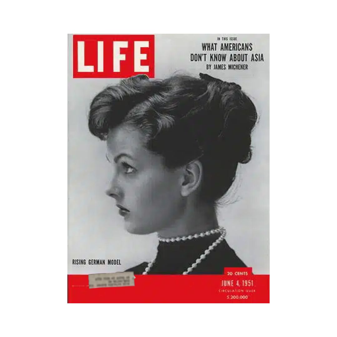 VTG Life Magazine June 4, 1951 German Model Ursula Thiess