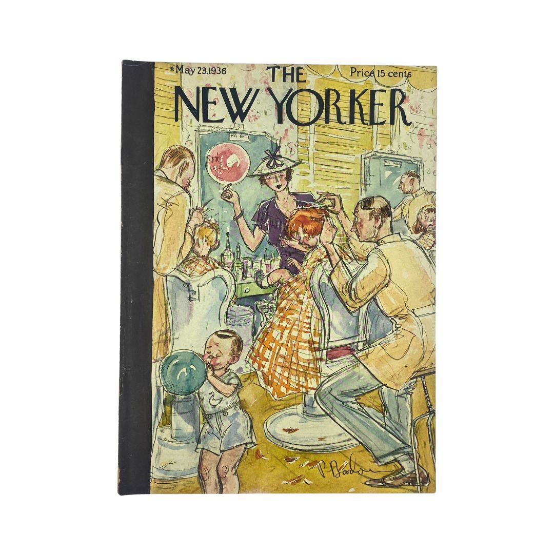 The New Yorker Complete Magazine May 23, 1936 Perry Barlow Cover VG