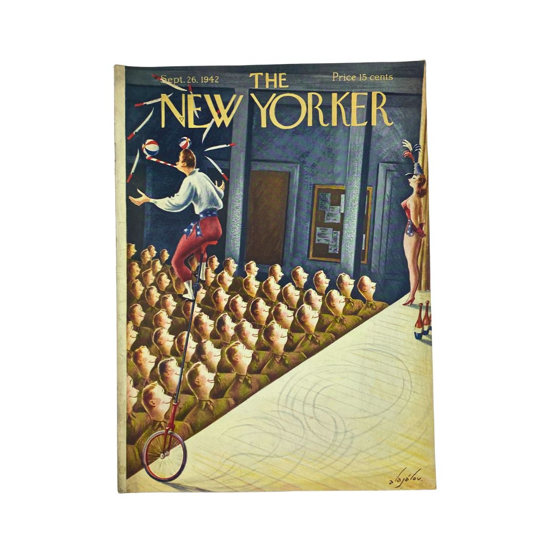 The New Yorker Complete Magazine September 26, 1942 Constantin Alajalov Cover VG