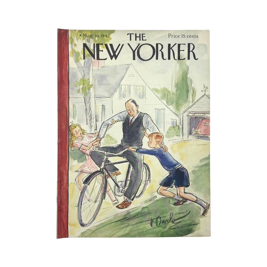 The New Yorker Complete Magazine May 30, 1942 Perry Barlow Cover VG