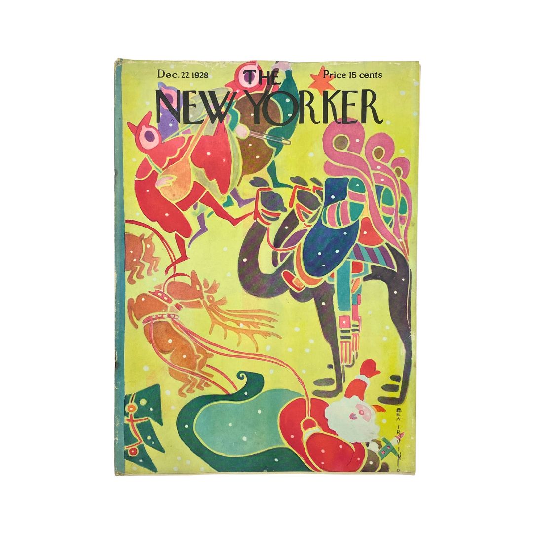 The New Yorker Complete Magazine December 22, 1928 Rea Irvin Cover