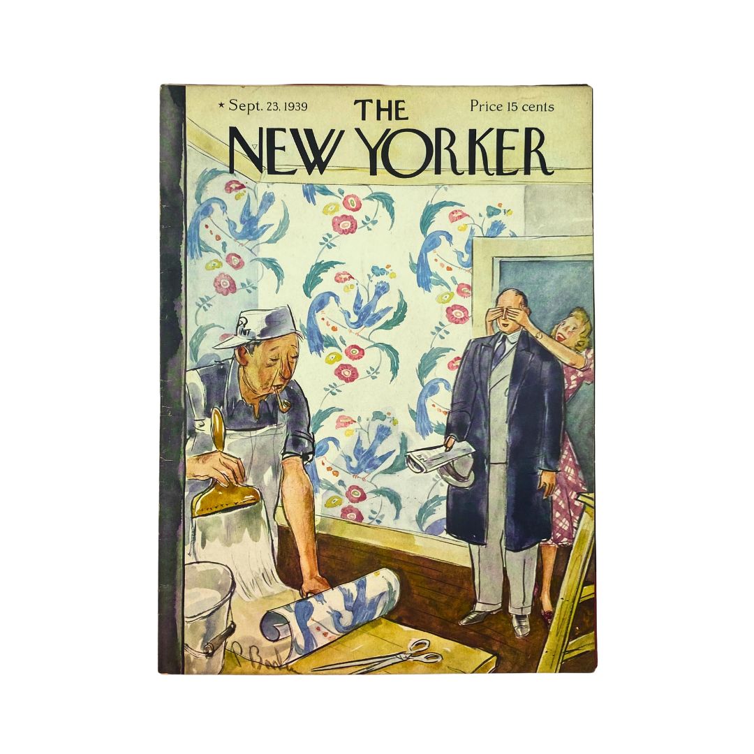 The New Yorker Complete Magazine September 23, 1939 Perry Barlow Cover VG