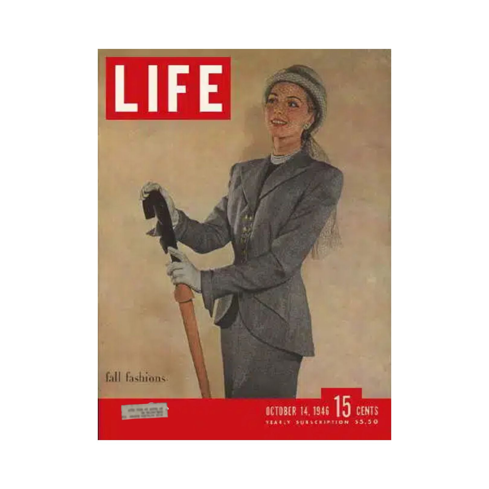 VTG Life Magazine October 14, 1946 Fall Fashion