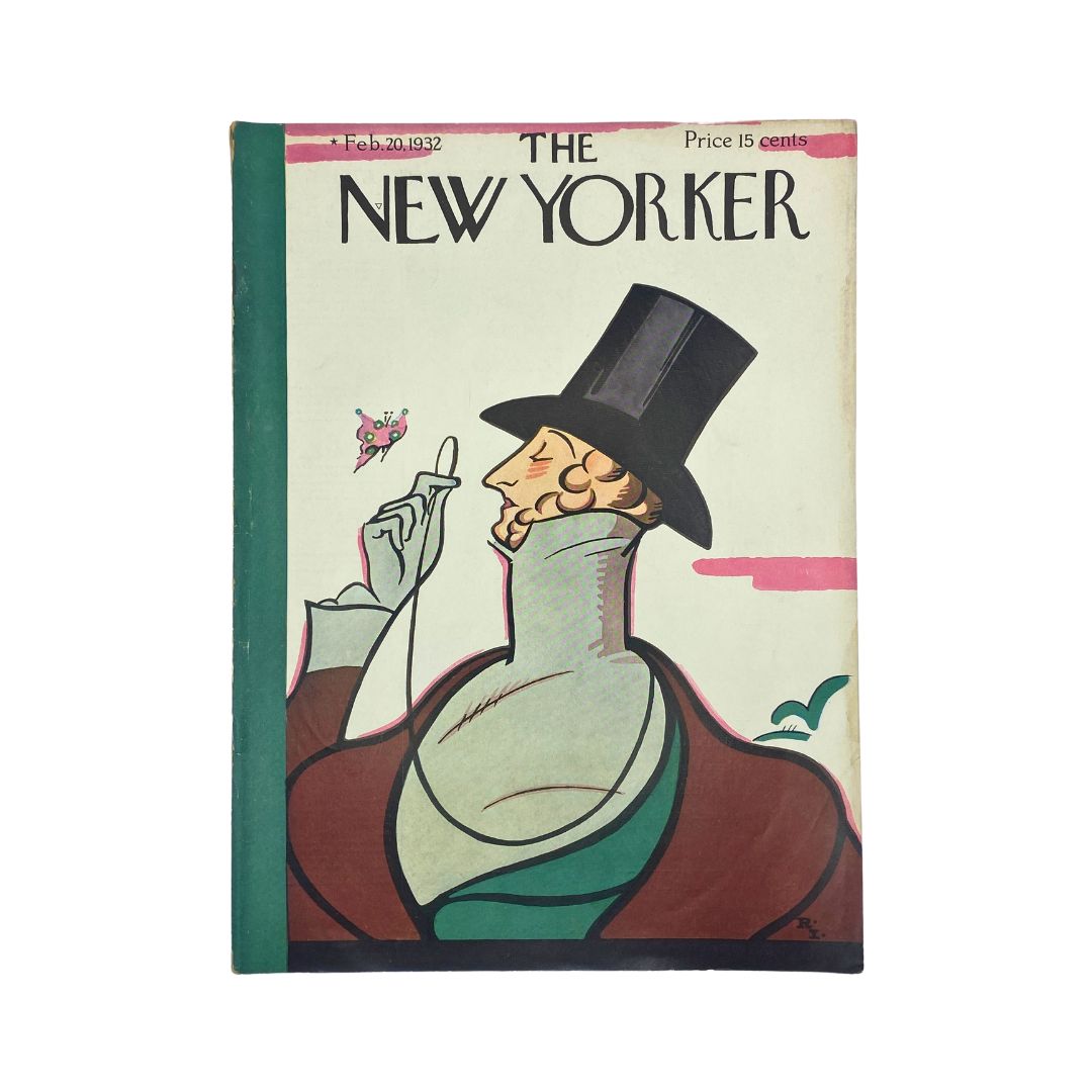 The New Yorker Complete Magazine February 20, 1932 Rea Irvin Cover