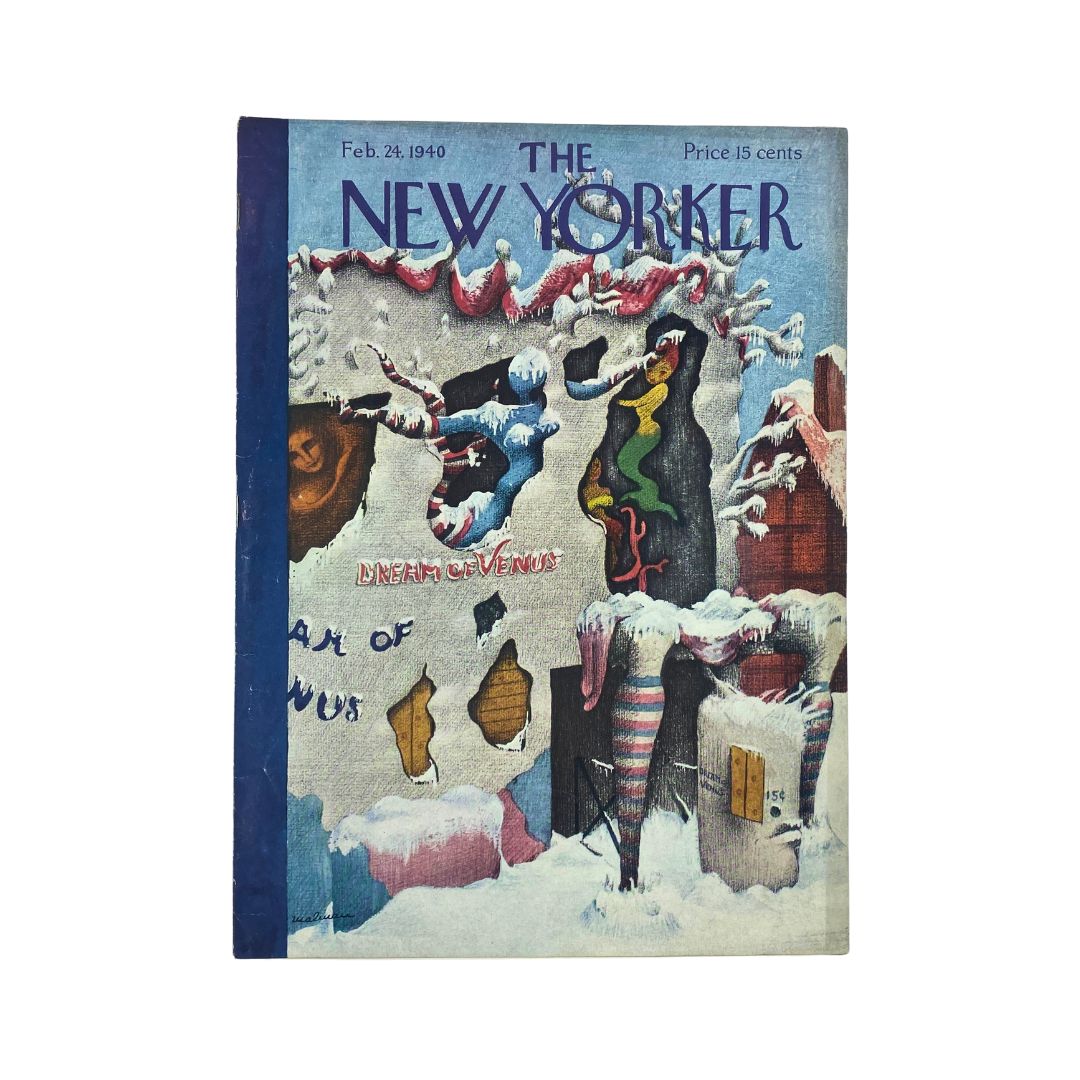 The New Yorker Complete Magazine February 24, 1940 Christina Malman Cover VG