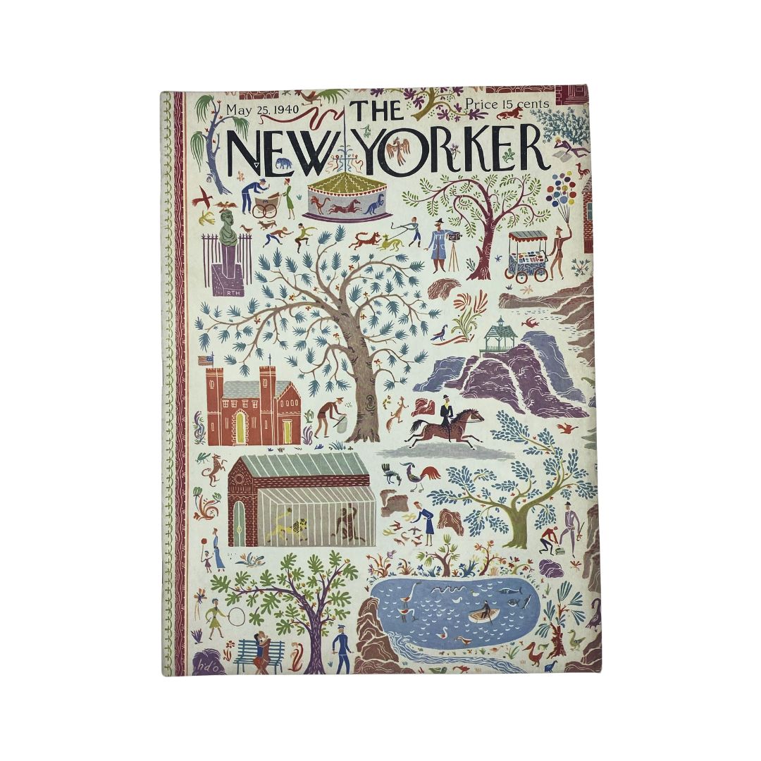 The New Yorker Complete Magazine May 25, 1940 Joseph Low Cover VG