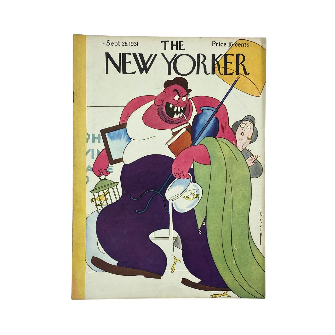 The New Yorker Complete Magazine September 26, 1931 Rea Irvin Cover