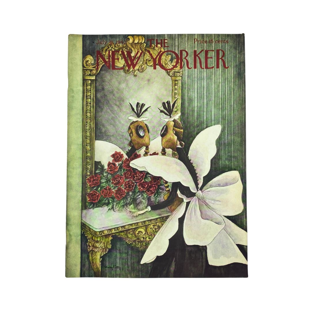 The New Yorker Complete Magazine July 18, 1942 Mary Petty Cover VG