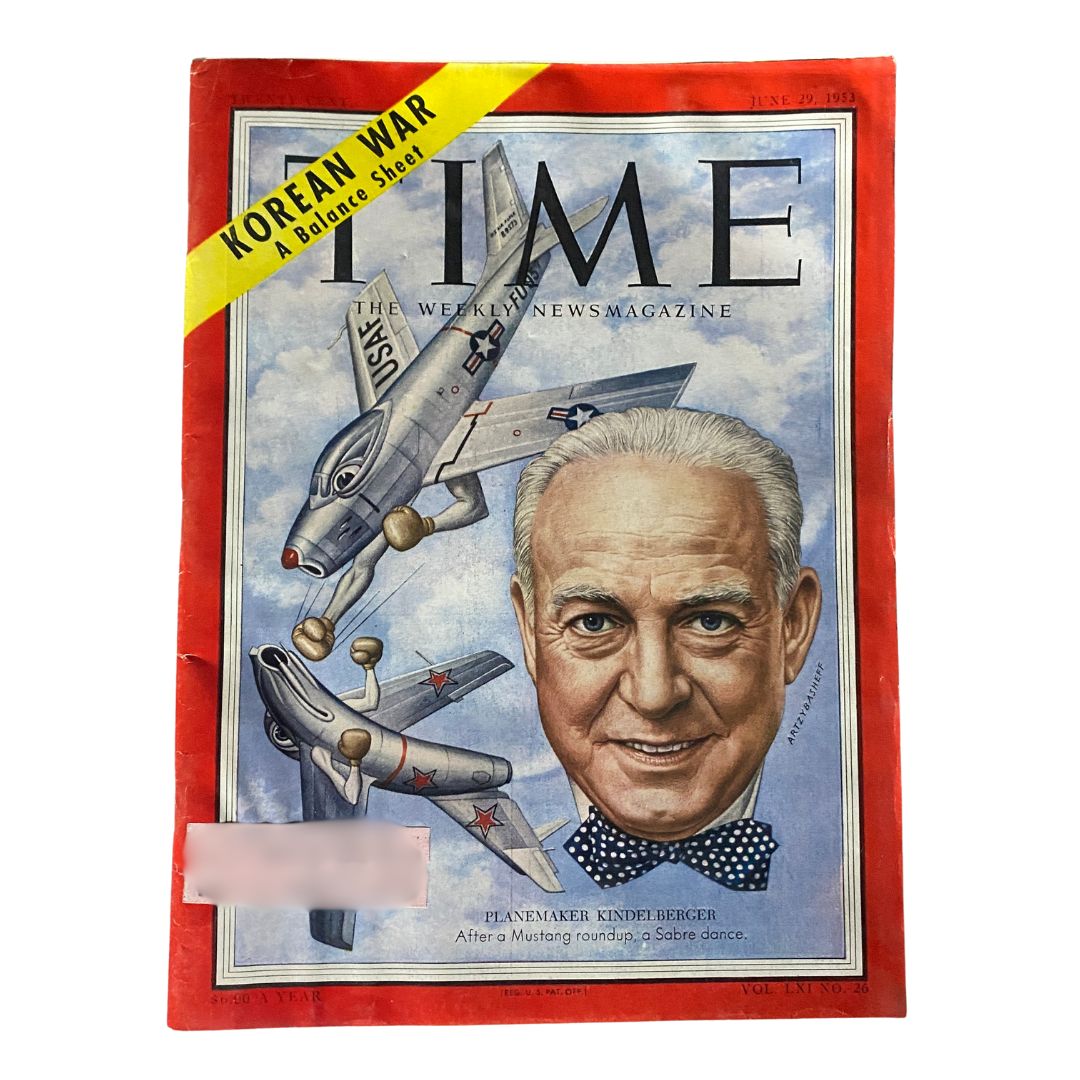 VTG Time Magazine June 29, 1953 Vol 61 No. 26 Planemaker James H. Kindelberger