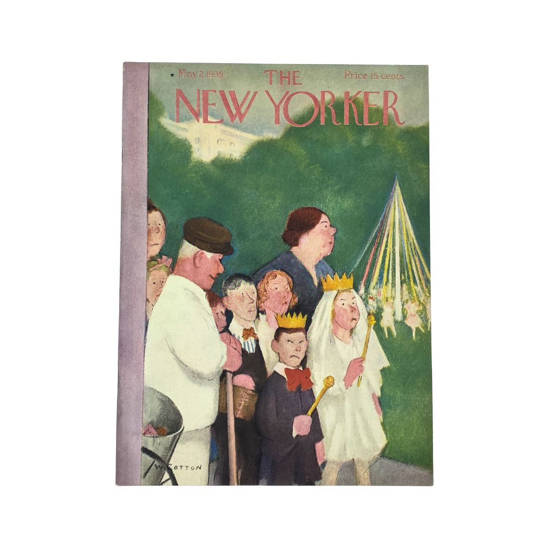 The New Yorker Complete Magazine May 2, 1936 William Cotton Cover VG