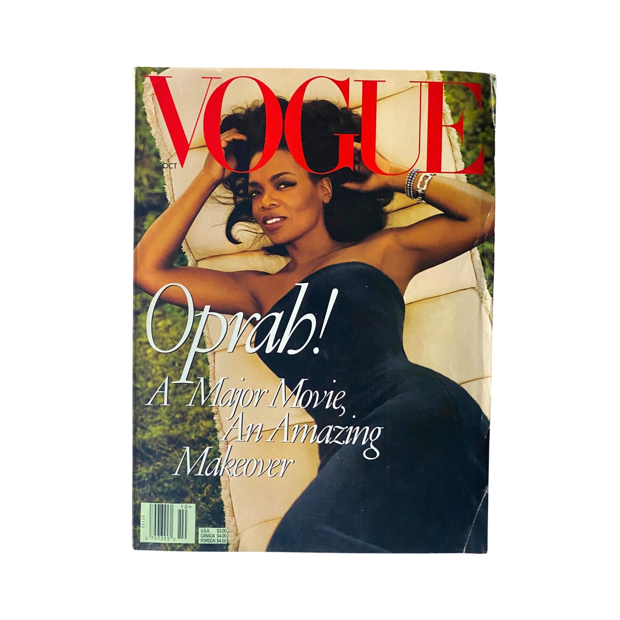 Vogue Magazine October 1998 Oprah Winfrey Cover No Label