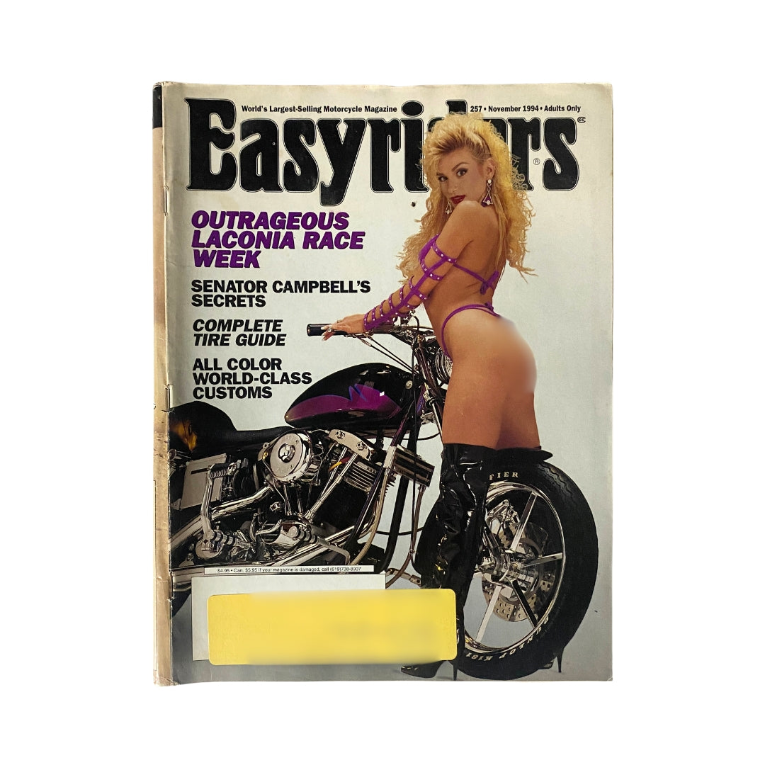 Easyriders Magazine November 1994 Outrageous Laconia Race Week