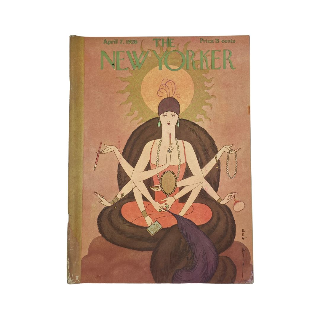 The New Yorker Complete Magazine April 7, 1928 Rea Irvin Cover