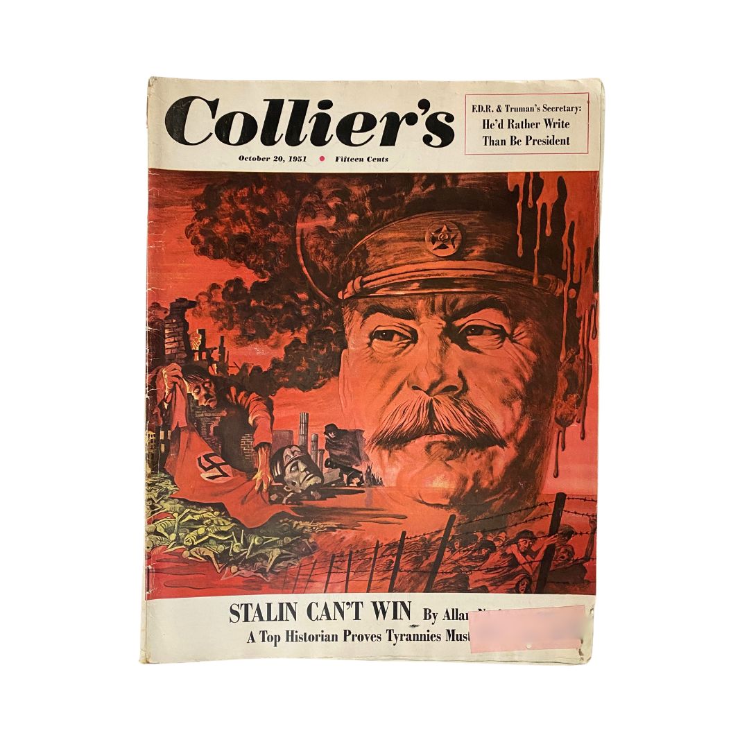 VTG Collier's Magazine October 20, 1951 Joseph Stalin Cover