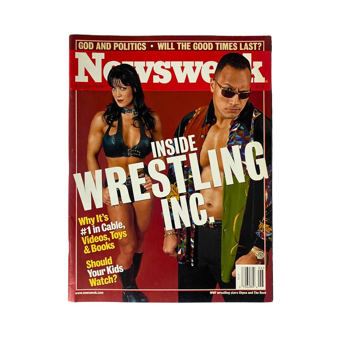 Newsweek Magazine February 7, 2000 Chyna and The Rock No Label VG