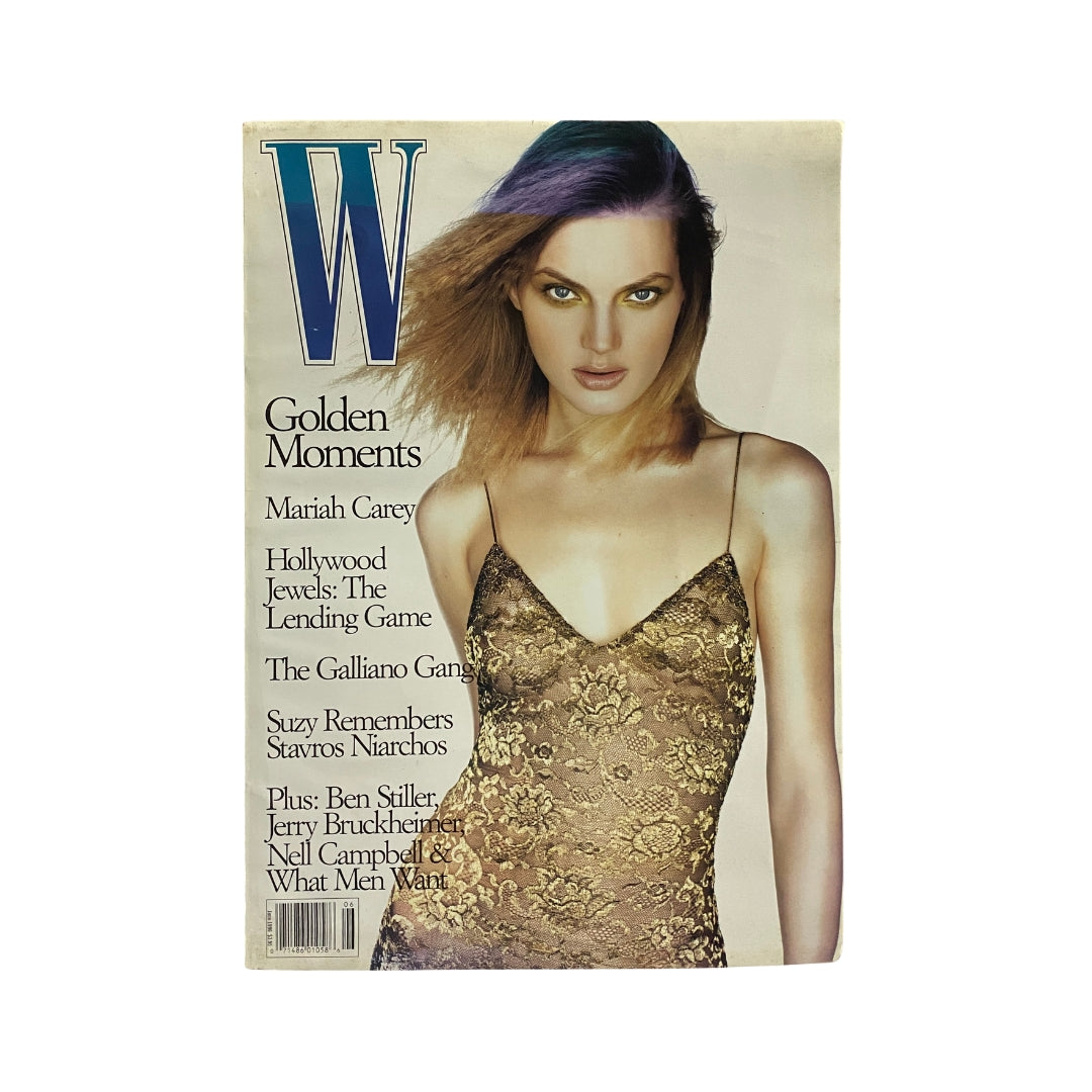 W Magazine June 1996 Guinevere Van Seenus Cover No Label