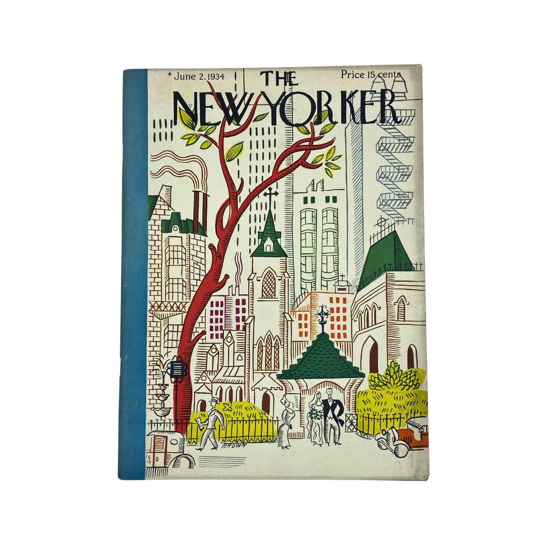 The New Yorker Complete Magazine June 2, 1934 Harry Brown Cover VG