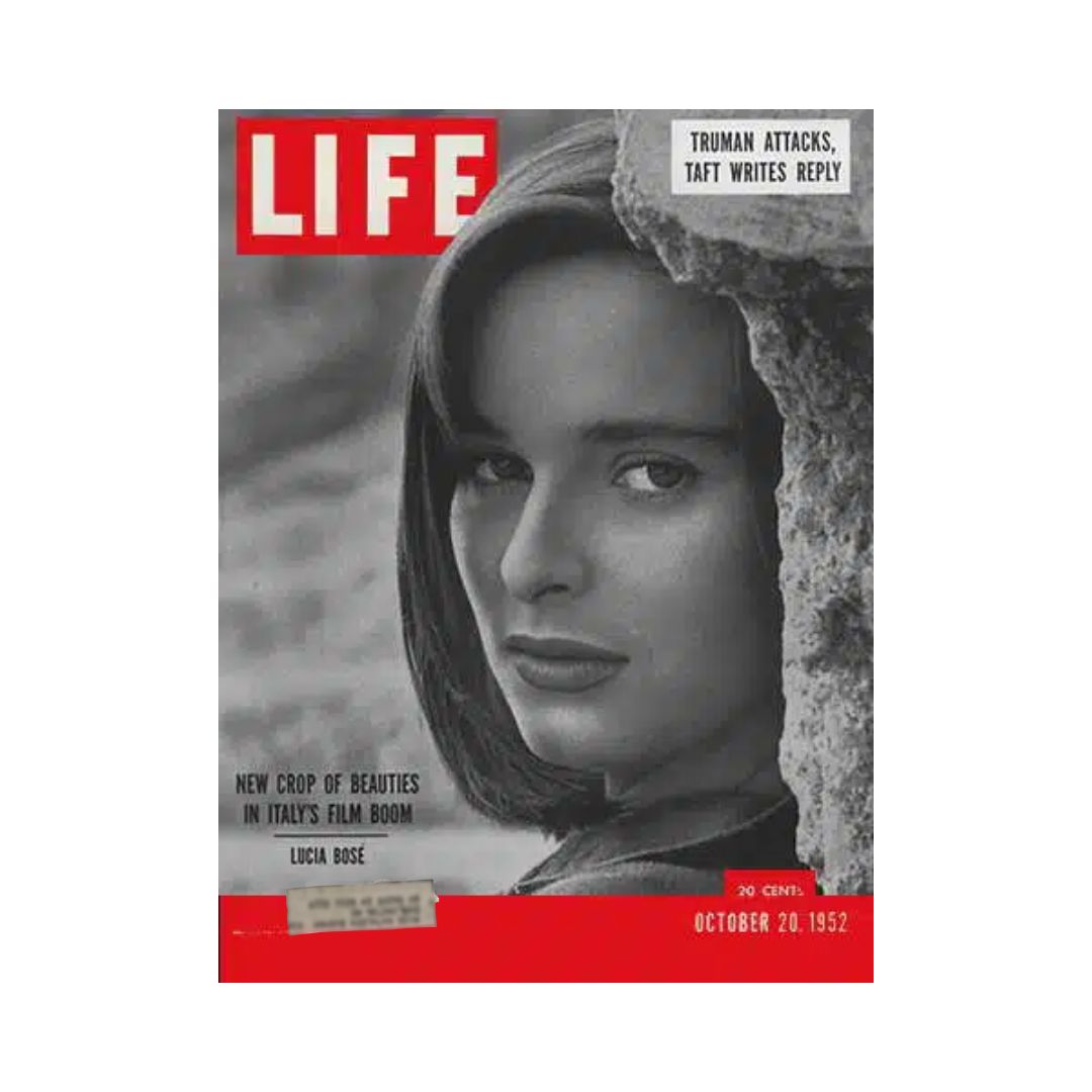 VTG Life Magazine October 20, 1952 Lucia Bose Italy Film Boom