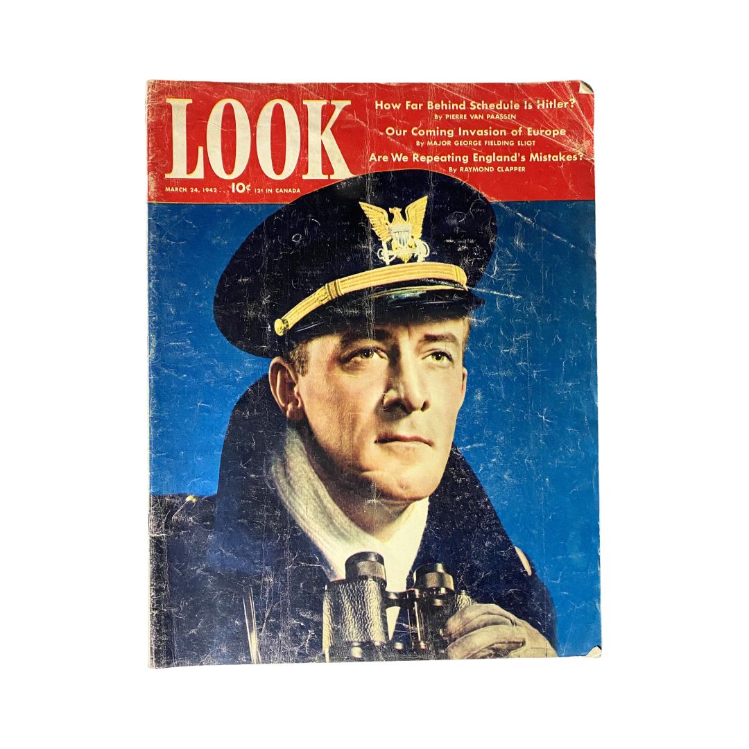 VTG Look Magazine March 24, 1942 Vol 6 No. 6 Our Coming Invasion of Europe