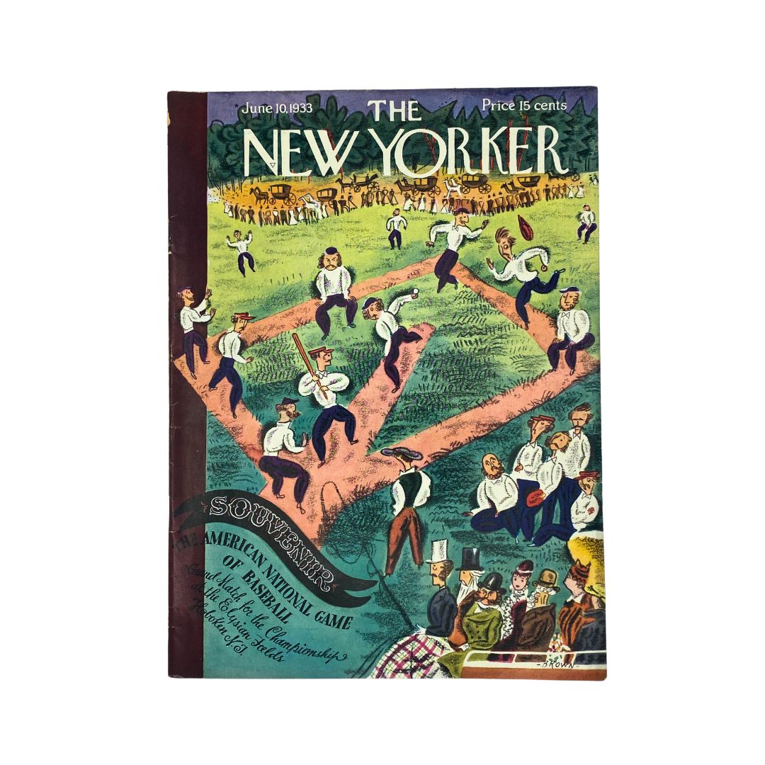 The New Yorker Complete Magazine June 10, 1933 Harry Brown Cover VG