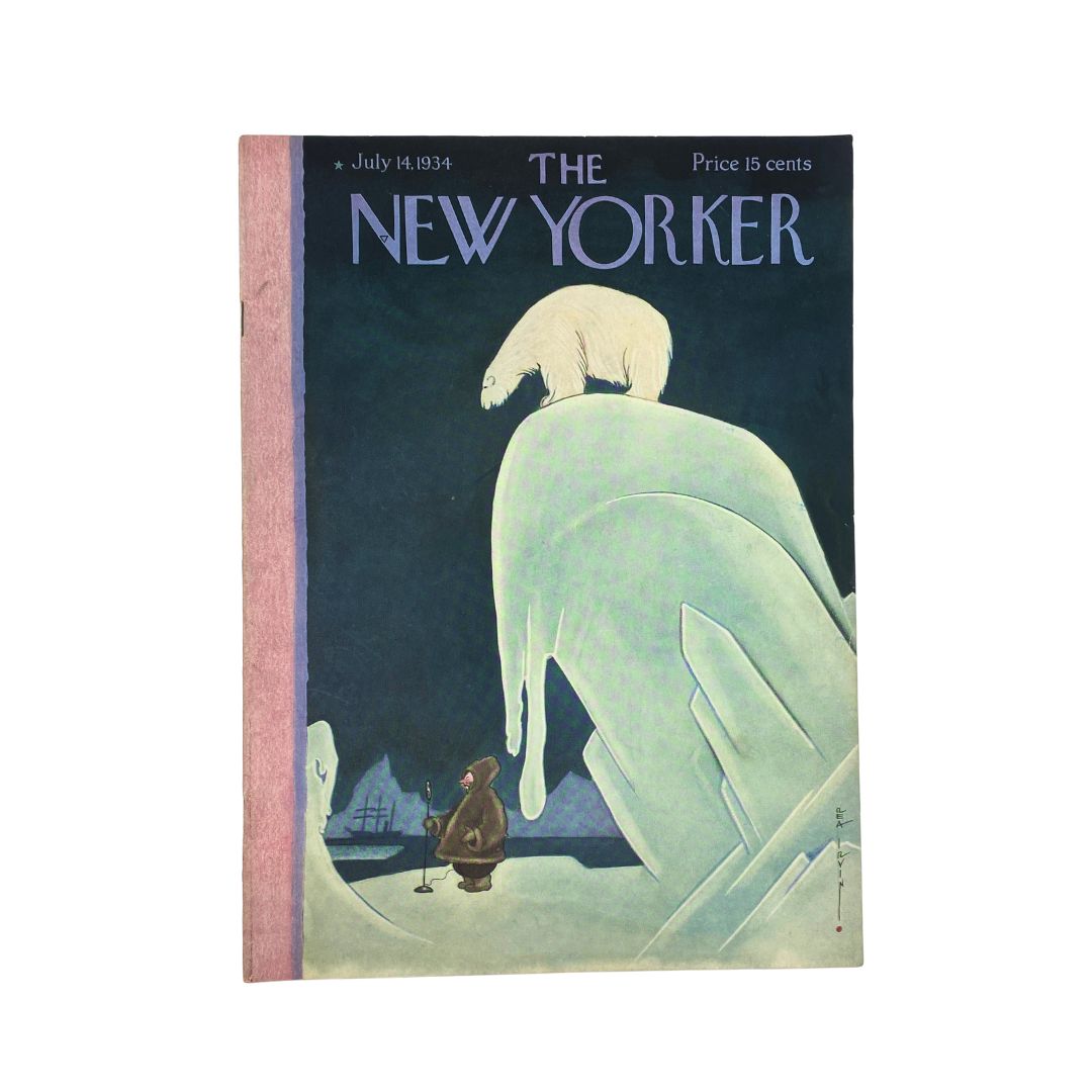 The New Yorker Complete Magazine July 14, 1934 Rea Irvin Cover VG