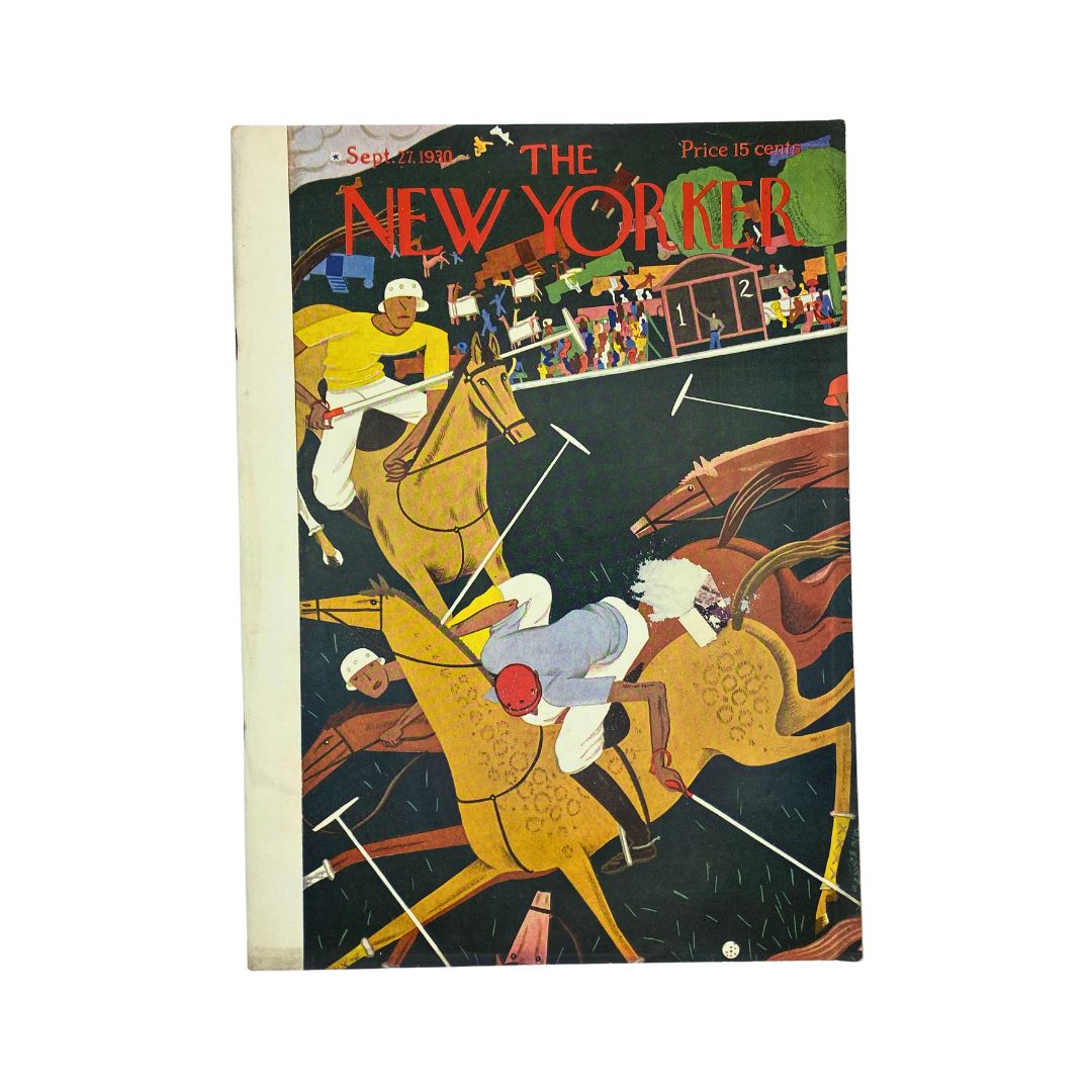 The New Yorker Complete Magazine September 27, 1930 Sue Williams Cover VG