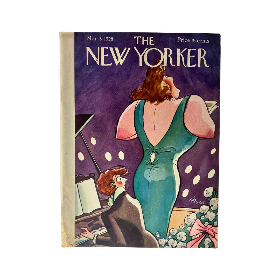 The New Yorker Complete Magazine March 3, 1928 Peter Arno Cover