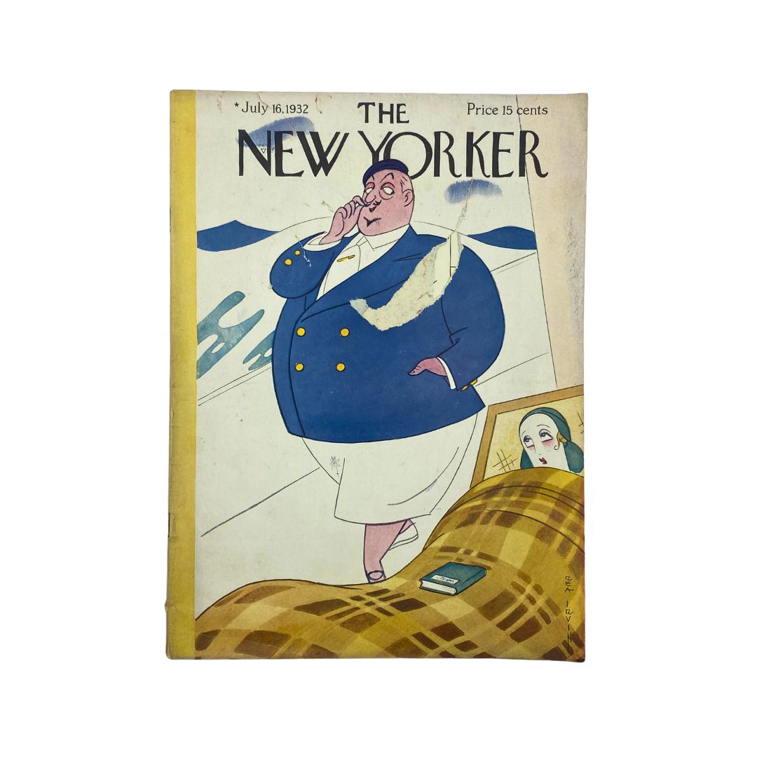 The New Yorker Complete Magazine July 16, 1932 Rea Irvin Cover