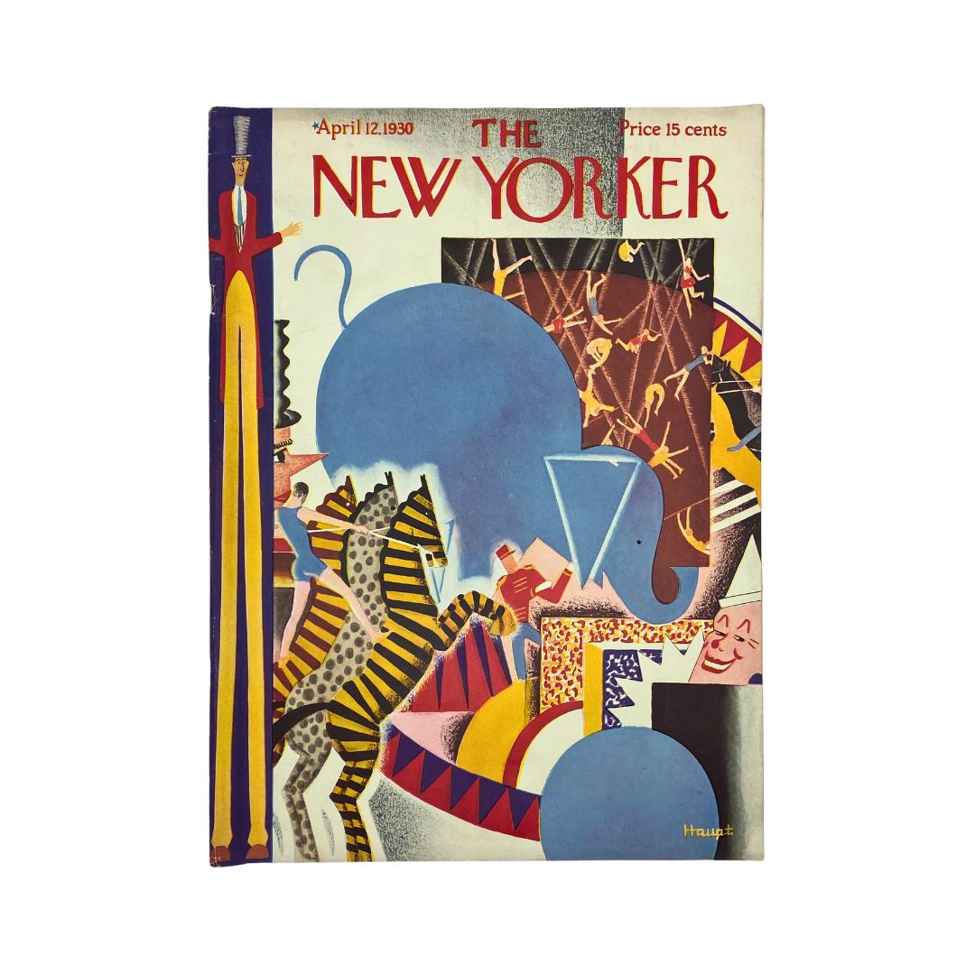 The New Yorker Complete Magazine April 12, 1930 Theodore Haupt Cover