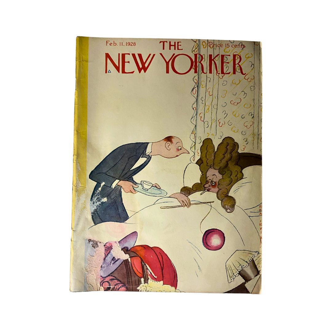 The New Yorker Complete Magazine February 11, 1928 Rea Irvin Cover