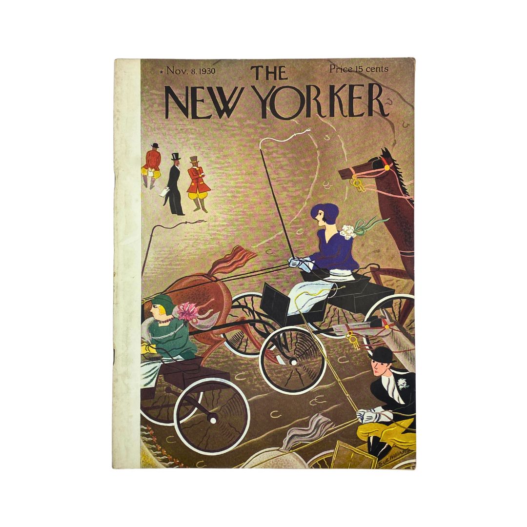 The New Yorker Complete Magazine November 8, 1930 Sue Williams Cover VG