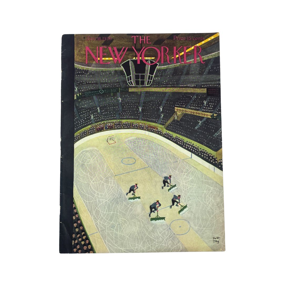 The New Yorker Complete Magazine January 18, 1936 Robert Day Cover VG