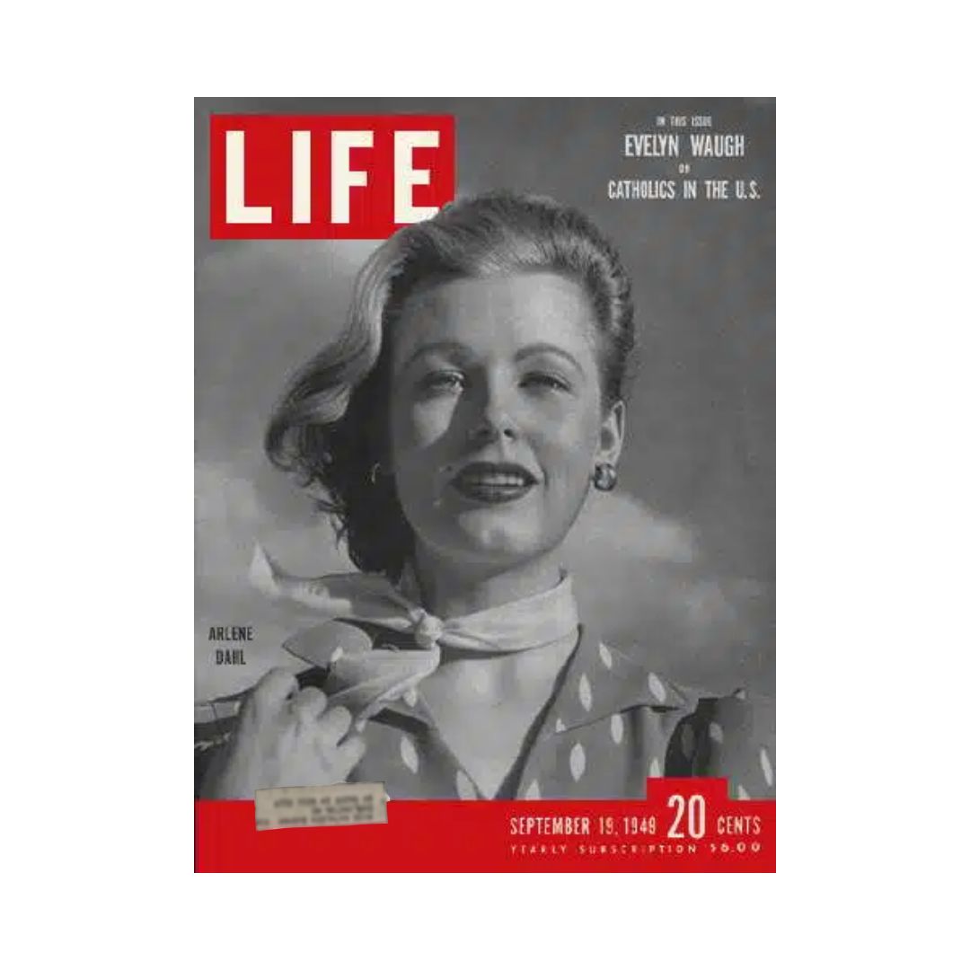 VTG Life Magazine September 19, 1949 Arlene Dahl, American Actress