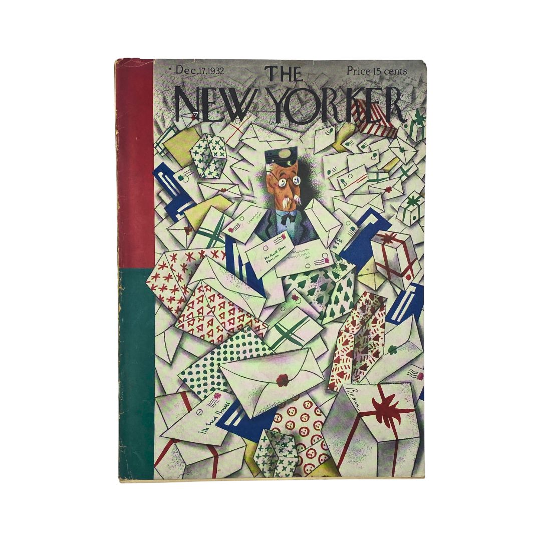 The New Yorker Complete Magazine December 17, 1932 Harry Brown Cover