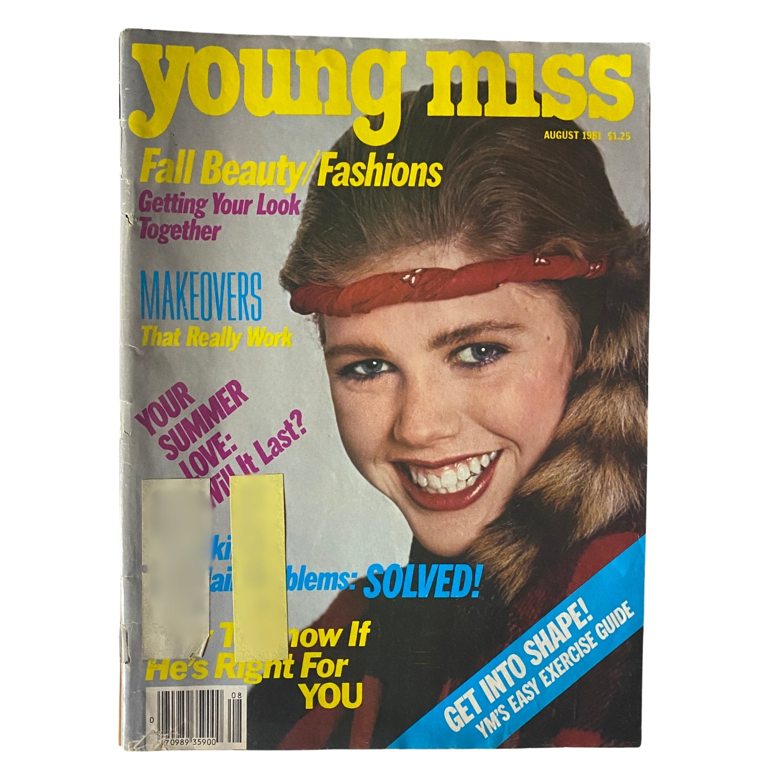 Young Miss Magazine August 1981 The August 1981 Countdown Calendar