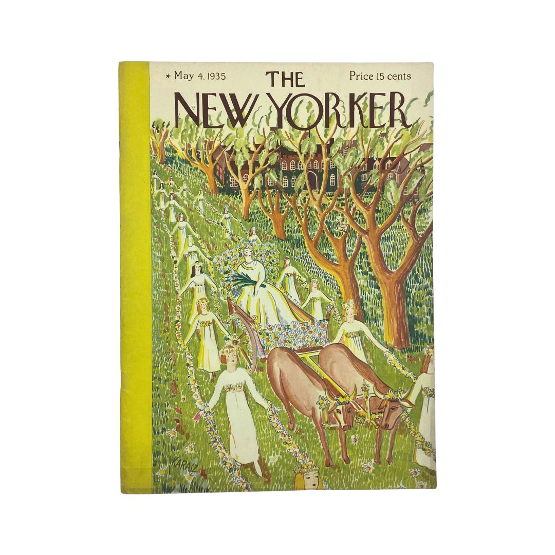 The New Yorker Complete Magazine May 4, 1935 Ilonka Karasz Cover VG